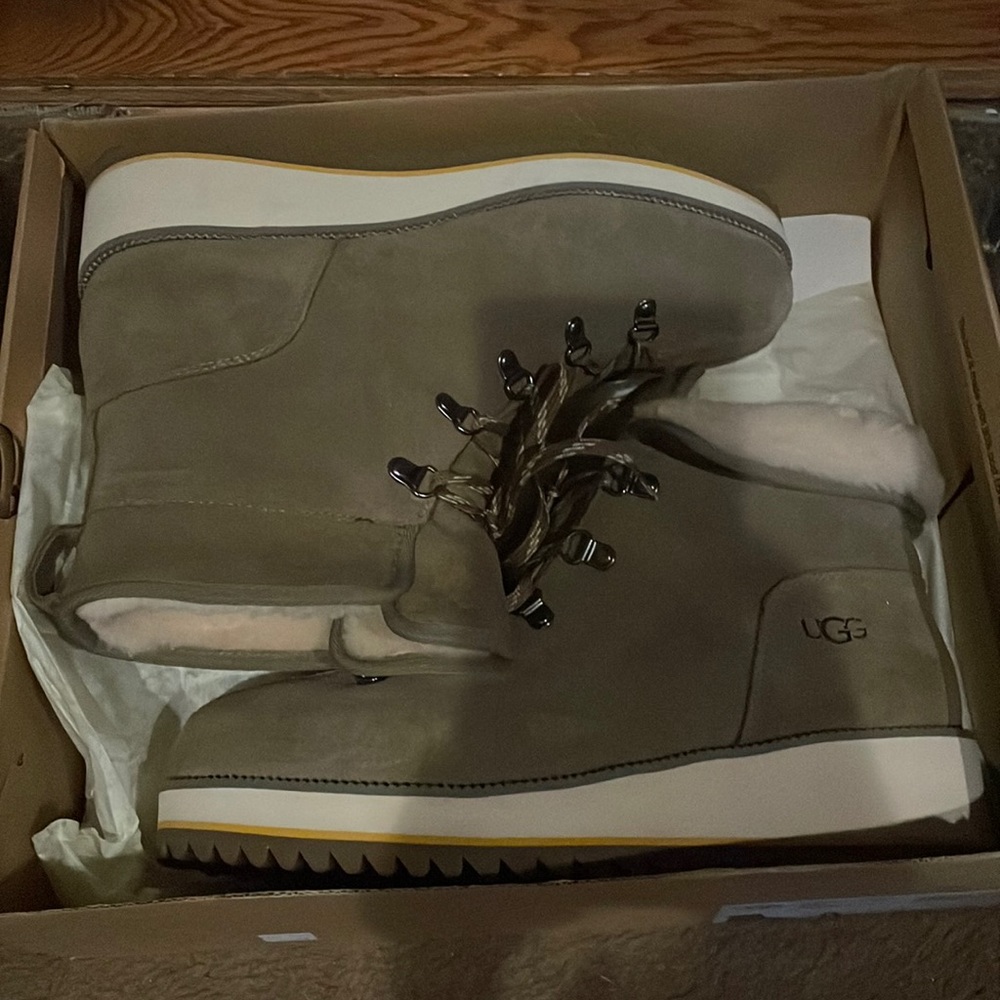Olive green UGG’s size 9 new in the box